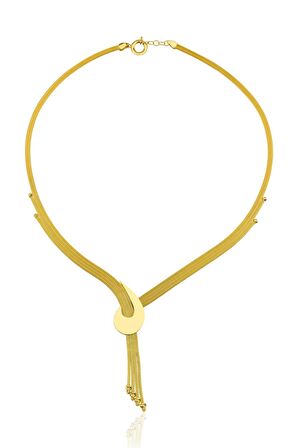 14 Ayar Altın Golden Aura Kolye
